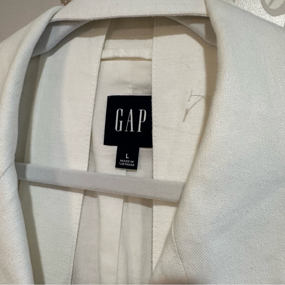 Gap White Linen Blazer - Picture 4 of 9